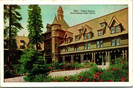 Vtg Cartolina 1910 Tahoe Taverna Overlooking Lago Tahoe California Non Usato PNC - £11.17 GBP