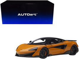 Mclaren 600LT Myan Orange and Carbon 1/18 Model Car by Autoart - $258.99