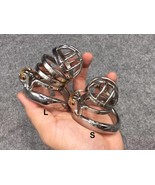 2 Lengths Optional Stainless Steel Male Chastity Cage  Easy to Pee - $40.00+