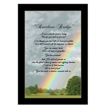 Rainbow Bridge Black Framed Print Wall Art - $1,273.91 MXN