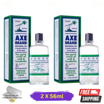2 X Axe Brand Universal Medicated Oil 56ml Cold Headache Insect Bites Re... - $39.61