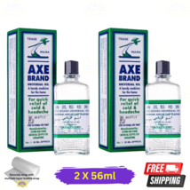 2 X Axe Brand Universal Medicated Oil 56ml Cold Headache Insect Bites Re... - £41.12 GBP