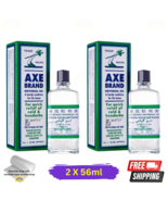 2 X Axe Brand Universal Medicated Oil 56ml Cold Headache Insect Bites Re... - £27.18 GBP