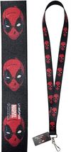 Marvel Deadpool Lanyard Buckle-Down Keychain ID Badge Holder 1" Wide 22"... - $7.91
