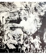 Rembrandt Death Of The Virgin 1930 Hendrik Van Loon Art Print Dutch DWT12C - $41.01 CAD
