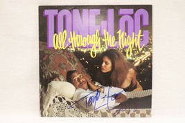Tone Loc Signed 1991 All Through the Night Vinyl Record Album - £155.80 GBP