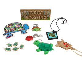Lot 12 Mixed Turtle Lot Magnets Key Chain Game, Ornaments Collectible Tortoise  - £13.19 GBP