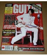 White Stripes Guitar World Magazine Vintage 2007 Jack White Ozzfest Rush... - $41.15 CAD