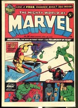 Mighty World Of Marvel #30 1973-DAREDEVIL-HULK-FANTASTIC FOUR-KIRBY-UK Comic Fn - £40.05 GBP