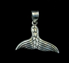 Handcrafted Solid 925 Sterling Silver Mermaid Fish Tail Pendant - £20.74 GBP