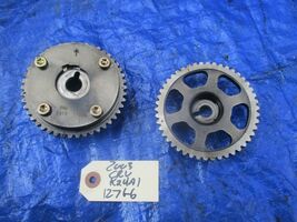 02-06 Honda CRV K24A1 camshaft cam gears set OEM engine motor K24 VTC ge... - $69.99