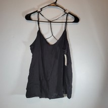 No Boundaries Womens Shirt 2XL Dress Tank Top Black Sleeveless With Tags - £6.94 GBP