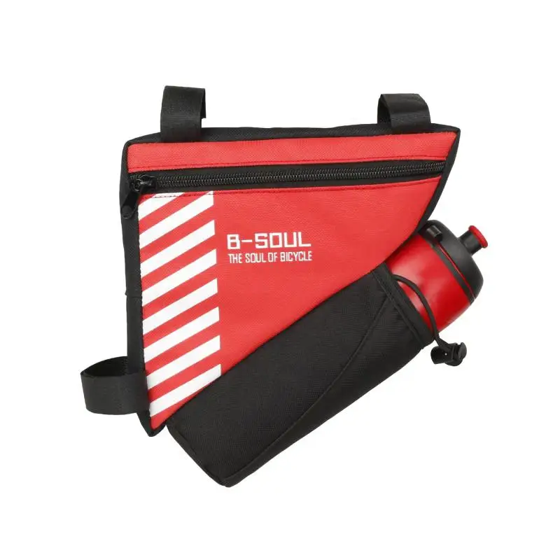 Bicycle Triangle Bag MTB Bike Pannier Fe Front Top  Bag Tools Storage Bag Bike B - $36.80