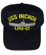 USS INCHON LPH-12 HAT CAP USN NAVY SHIP IWO JIMA CLASS AMPHIBIOUS ASSAUL... - £17.30 GBP