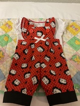 Handmade Overall Set For Cabbage Patch Kids Featuring Betty Boop For 16 in. Doll - £35.31 GBP