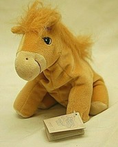 Tender Tails Plush Toy Brown Horse Hang &amp; Tush Tags Precious Moments Enesco - £13.32 GBP