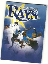 2009 Tampa Rays Pocket Schedule - $94.29 MXN