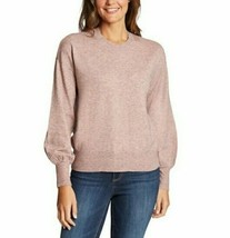 Ella Moss Women&#39;s Puff Long Sleeve Gardenia sweater - £15.57 GBP