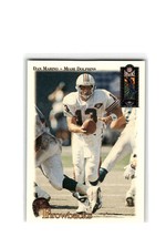 1995 Classic NFL Experience Throwbacks Dolphins Football Card #T16 Dan Marino - £6.01 GBP