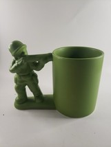 Army Man Matte Green Coffee Mug Holds 12 oz. Tea Mug Cup Big Mouth Toys - £11.61 GBP
