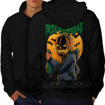 Trick Or Treat Sweatshirt Hoody Halloween Men Hoodie Back - £16.64 GBP