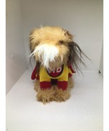 10&quot; Vintage DAKIN MIGHTY DOG Carnation 1984 Plush Stuffed RED CAPE Brown... - €13,02 EUR