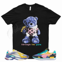 Black SMILE T Shirt for Aka Boku Puma Future Rider RS-Connect Solar Teal Pink - £20.25 GBP+