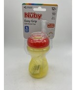 Nuby Active Sipeez Cup Flexible Silicone Straw 12 Mo+ No Spill 10oz  BPA... - $5.29