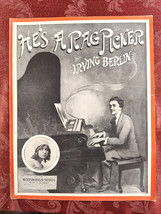 RARE Sheet Music He&#39;s a Rag Picker Irving Berlin Gertrude Cogut 1914 - £12.74 GBP