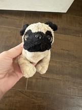 Webkinz Ganz Pug Plush Stuffed Animal Toy 8 Inch No Code Tag - £7.81 GBP
