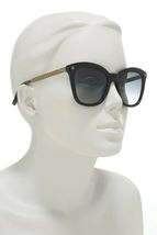 GUCCI GG0217S 001 Black Antique Gold 52mm Square Women&#39;s Sunglasses - £159.07 GBP