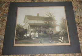 August &amp; Emma Nagel &amp; Family Cabinet Photo - Port Townsend / Irondale, WA - £23.41 GBP