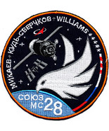 Human Space Flights Soyuz MS-28 Gyrfalcon Badge Iron On Embroidered Patch - $36.43 CAD+