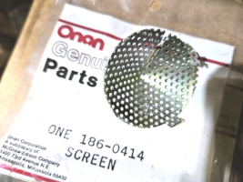 6136-21-7440 Filter Screen  KOMATSU FITS   Onan 186-0414 - $15.00