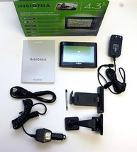 Insignia NS-CNV20 Car Portable GPS Navigator Boxed Set 4.3&quot; LCD text-to-speech B - £20.89 GBP