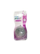 Philips Avent Pack of 2 Natural Nipple, First Flow, 0M, Newborns, SCF657 - $13.99