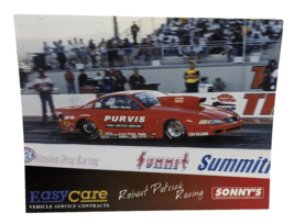 Robert Patrick Racing 2000 Official NHRA Souvenir 11&quot; X 8.5&quot; Hero Card - $9.89