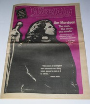 Jim Morrison The Doors Pasadena Weekly Newspaper Vintage 1991 The Doors ... - £39.73 GBP