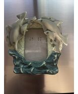 Vintage Dolphins Acrylic Picture Frame Ocean Dolphin Magic Table Top Or ... - $8.38 CAD