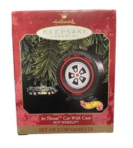 Hot Wheels Jet Threat 1999 Hallmark Keepsake Ornament Car and Case - £5.05 GBP