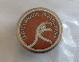 1978 Skate Canada Vancouver Canadian Sports Lapel Pin Nip Nos Vintage Event Wear - £18.00 GBP