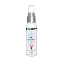 Playboy Slick Flavored Water-Based Lubricant Strawberry 4 oz. - £24.65 GBP