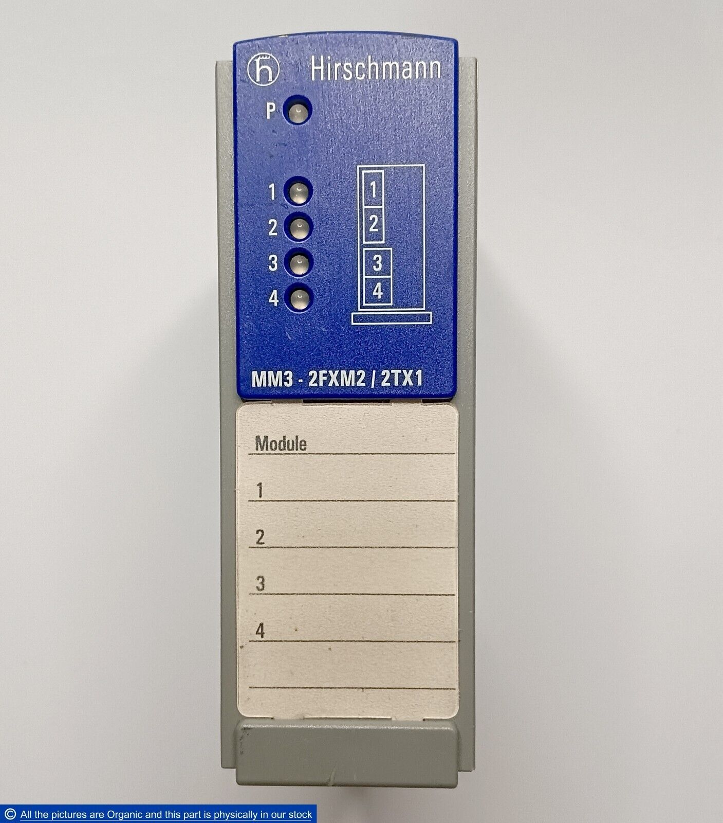 Hirschmann MM3-2FXM2/2TX1 MICE Media Module 2x SC Fiber &amp; RJ45 Ports For... - $42.00