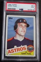 1985 Topps #613 Terry Puhl Houston Astros Baseball Card PSA 9 Mint - £15.92 GBP