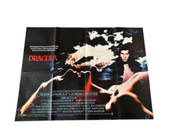 Dracula Originale Quad Film Poster Frank Langella Laurence Olivier 1979 Vgc - £107.54 GBP