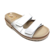Sam Edelman ELIANA Chunky Lug Platform Slide Womens Sz 8.5 Sandals Bright White - £35.95 GBP