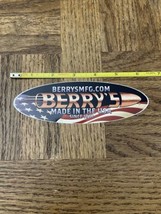 Sticker For Auto Decal Berrys Mfg - $87.88