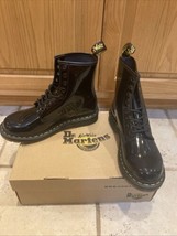 Women&#39;s SIZE 7 Dr Martens 1460 W Patent Lamper Leather 8 Eye Original Work Boot - $88.85