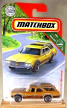 2018 Matchbox 13/100 Mbx Road Trip 4/20 &#39;71 Oldsmobile Vista Cruiser Gold - £8.60 GBP