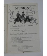 Rita Corey Tim Hillyard Danny Lucero Signed Musign Program Autographed - $19.79